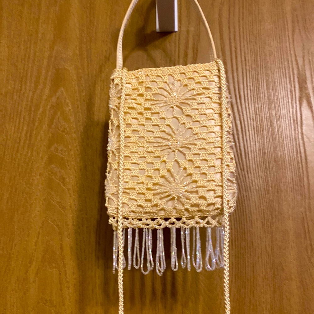 Beautiful beige Evening bag